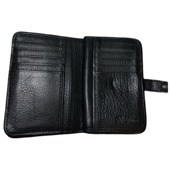 Brighton Black Croc-Embossed Women's Wallet - Picture 6 of 11